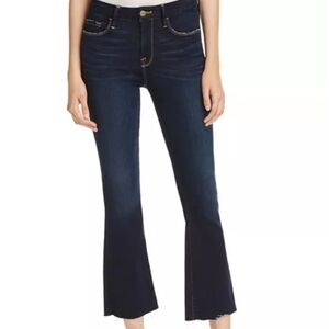 FRAME Le Crop Mini Bootcut High Waist Jeans Size 24 In Cabana